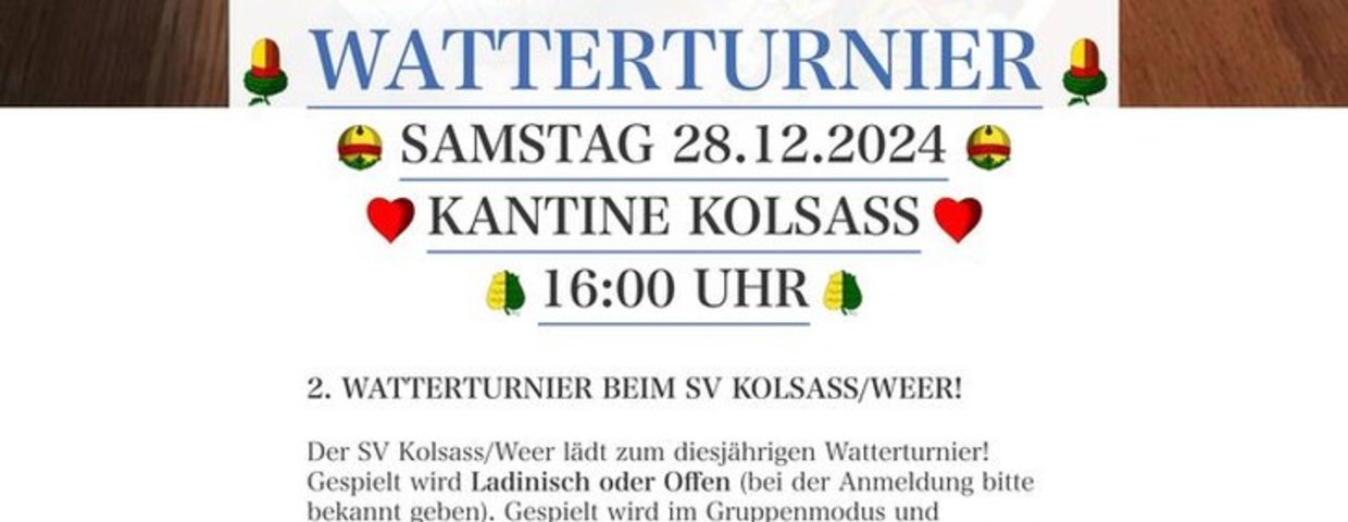 Watterturnier